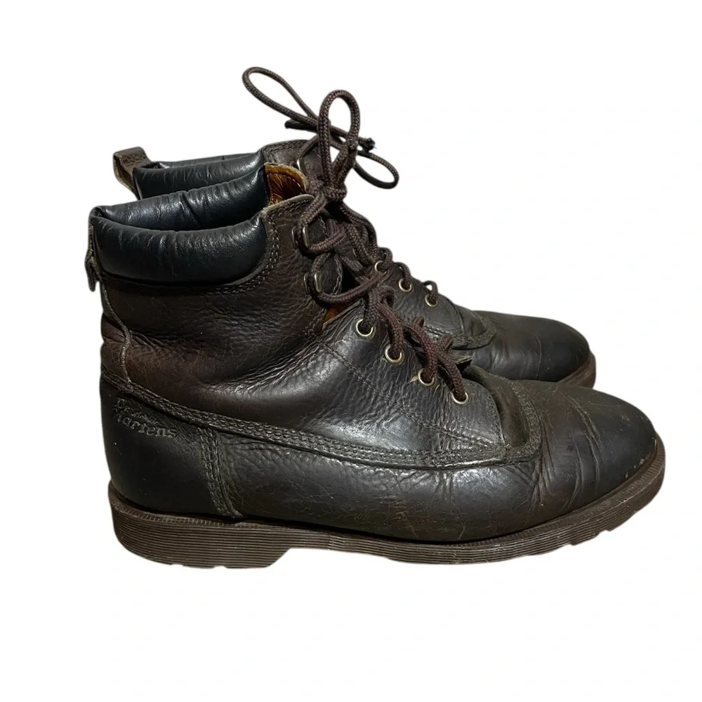Dr. Martens 80’s 90’s Vintage Brown leather boots men’s 8126 made in England